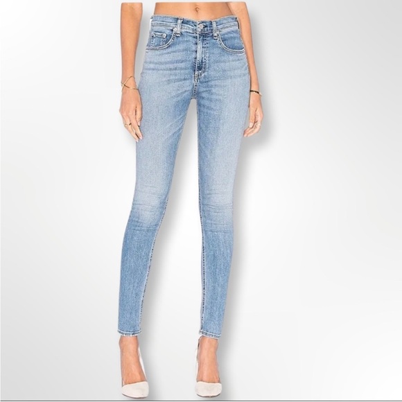 Rag & Bone Dive Skinny Jeans In Freemont
Light Blue Wash - Picture 2 of 11